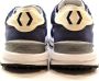 Mikakus Barcelona Blauwe Sneakers Witte Rubberen Zool - Thumbnail 2