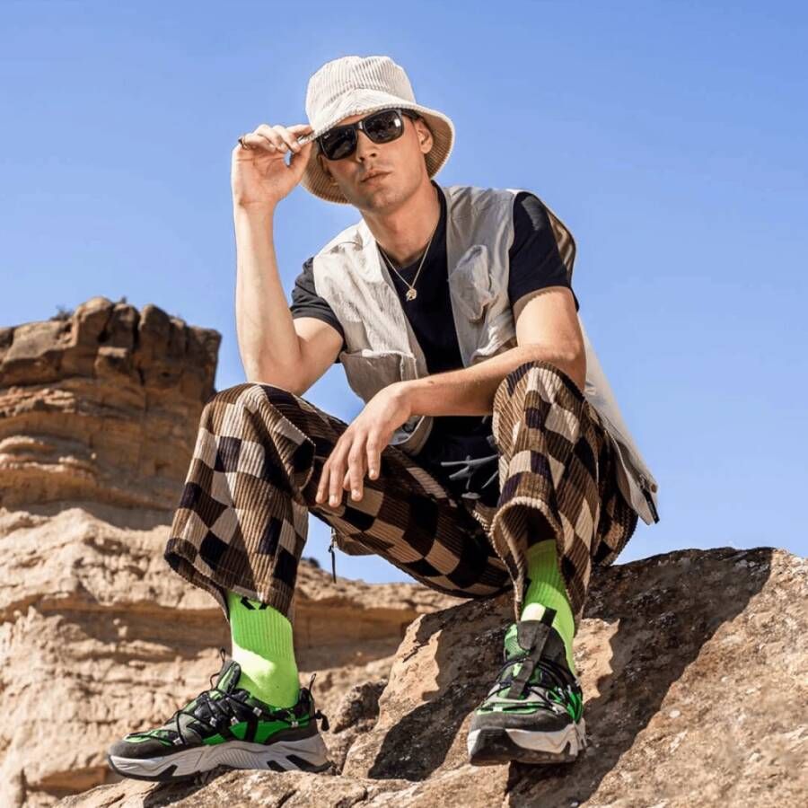 Mikakus Barcelona Cactus New Boom Sneakers Multicolor Heren
