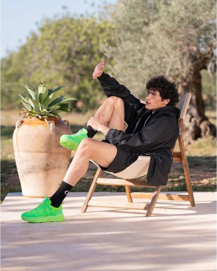 Mikakus Barcelona Fluorescerende Groene Chunky Sneakers Green Heren