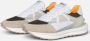 Mikakus Barcelona Gorpcore Sneakers in wit en bruin Multicolor Unisex - Thumbnail 3