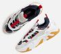 Mikakus Barcelona Marineblauwe Mesh Sneakers Multicolor Heren - Thumbnail 4