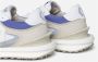 Mikakus Barcelona Blauwe Accent Mesh Sneakers Blue Heren - Thumbnail 5