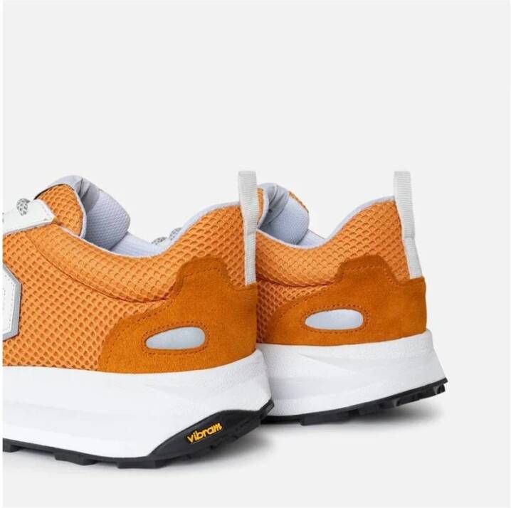 Mikakus Barcelona Oranje en Grijs Cross Calima Sneakers Orange Heren