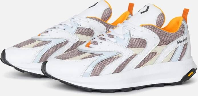 Mikakus Barcelona Paarse Mesh Sneakers met Vibram Zool