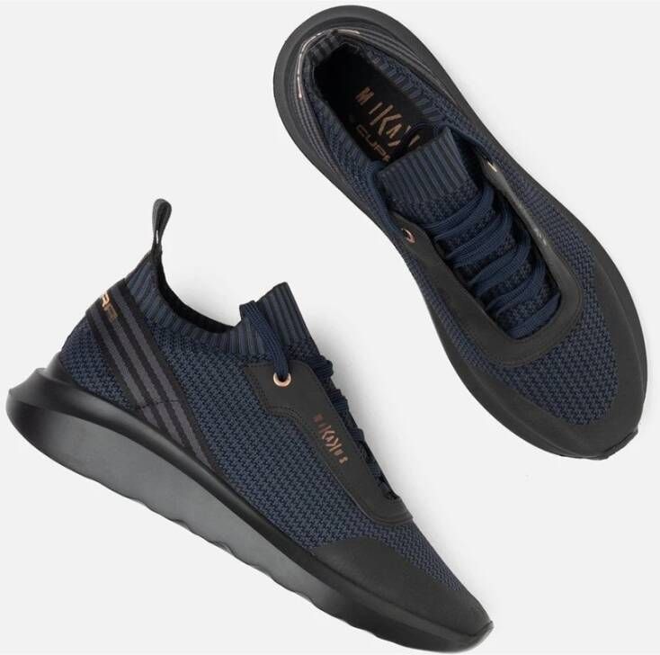 Mikakus Barcelona Italiaans Design Slip-On Sneakers met EVA-zool Black Unisex