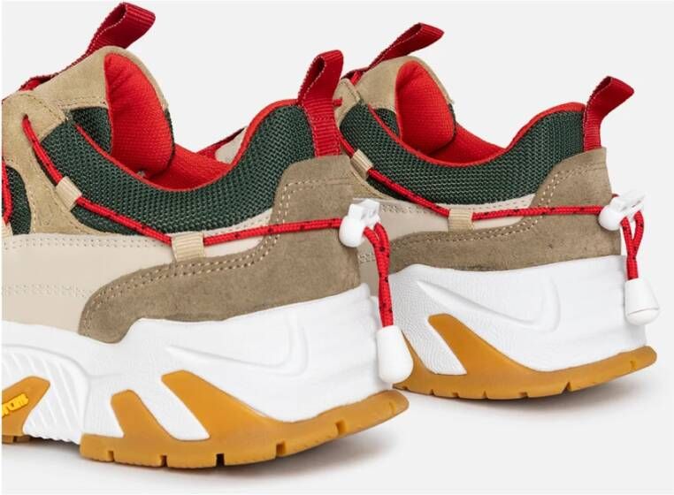 Mikakus Barcelona Rode Zand Sneakers Fw23 Collectie