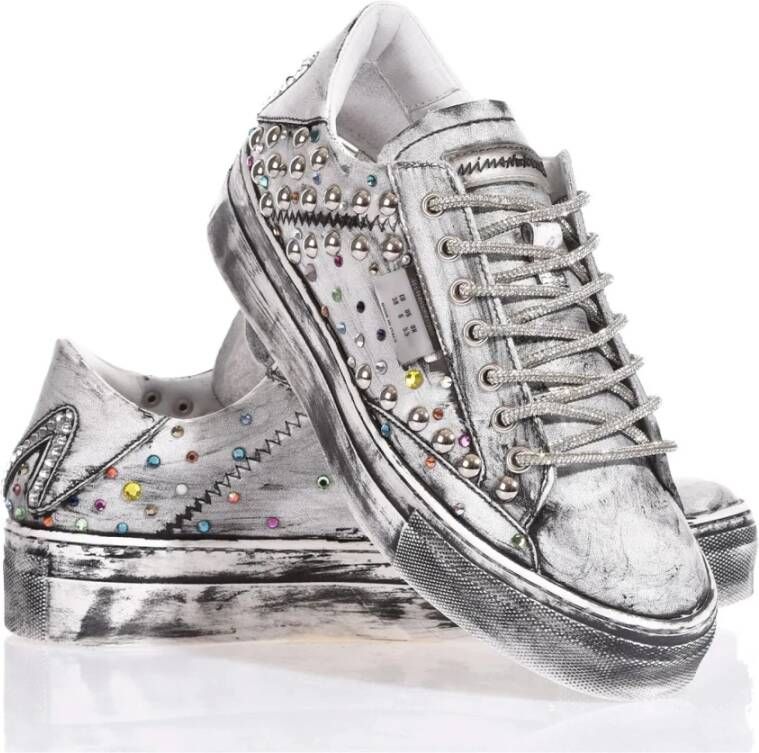 Mimanera Aangepaste Multicolor Platform Sneakers met Swarovski