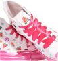 Mimanera Handgemaakte Roze Witte Sneakers Aangepast Multicolor Dames - Thumbnail 5