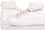 Mimanera Parel-Verfraaide Witte Platform Sneakers White Dames - Thumbnail 4