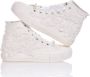 Mimanera Parel Versierde Witte Platform Sneakers White Dames - Thumbnail 3