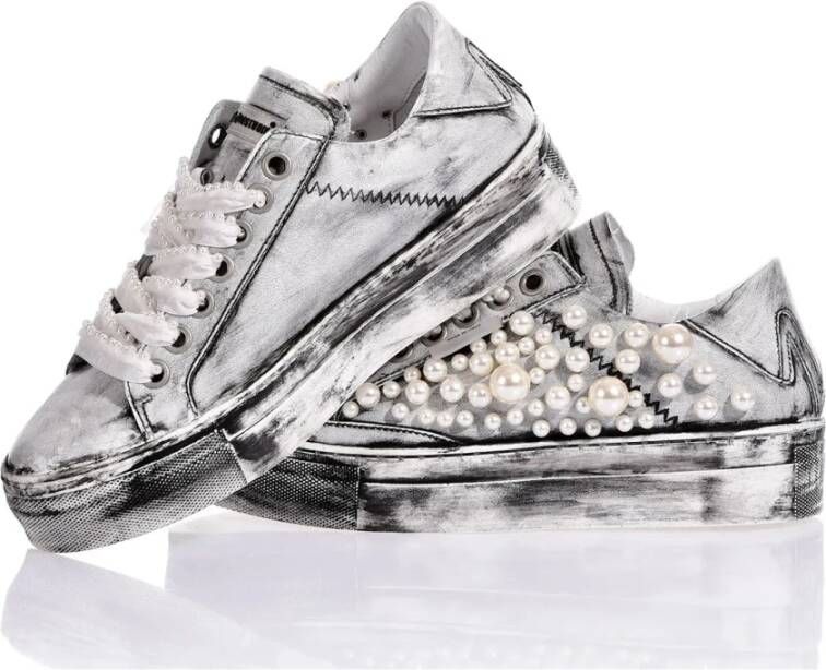 Mimanera Platform Sneakers met Parelaccenten