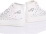 Mi era Witte Platform Sneakers met Swarovski Kristallen - Thumbnail 2