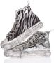 Mi era Zebraprint Zilveren Platform Sneakers - Thumbnail 2