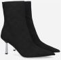 Misbhv Monogram Kniehoge Laarzen in Zwart Black Dames - Thumbnail 5