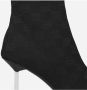 Misbhv Monogram Kniehoge Laarzen in Zwart Black Dames - Thumbnail 7
