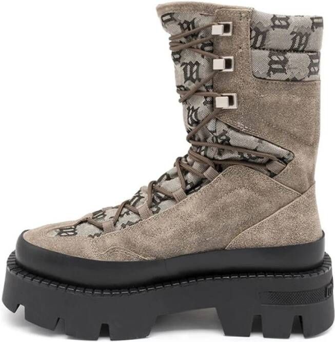 Misbhv Ibiza Boot Monogram Taupe Beige Dames