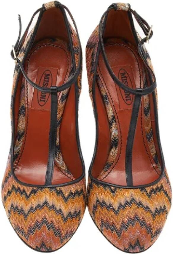 Missoni Pre-owned Leather heels Multicolor Dames