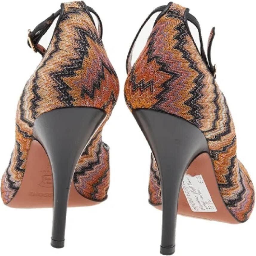Missoni Pre-owned Leather heels Multicolor Dames