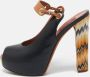 Missoni Pre-owned Leather sandals Black Dames - Thumbnail 2