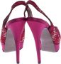 Missoni Pre-owned Satin sandals Pink Dames - Thumbnail 4