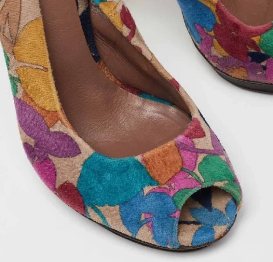 Missoni Pre-owned Velvet sandals Multicolor Dames