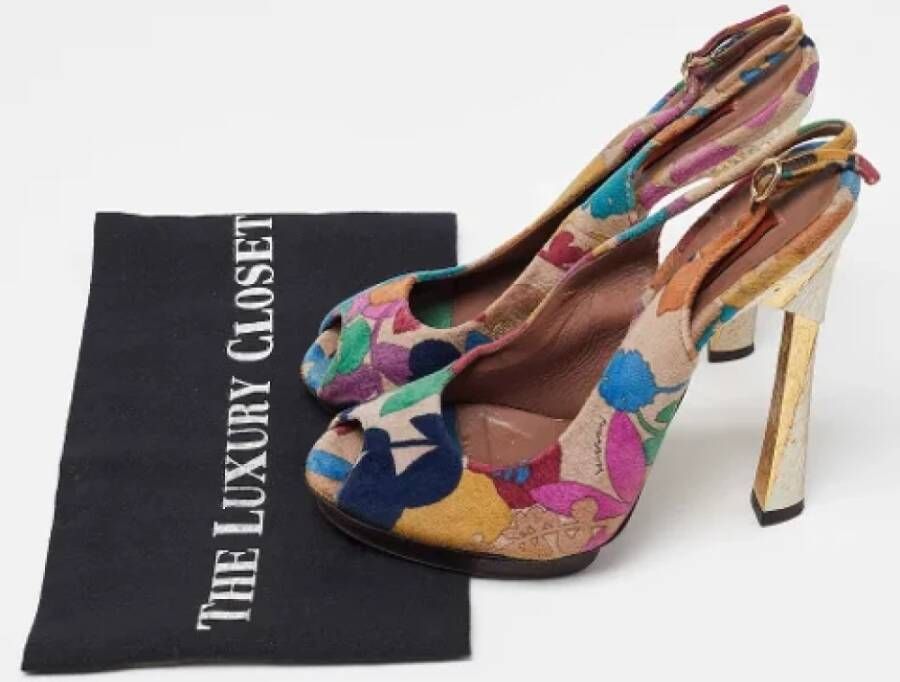 Missoni Pre-owned Velvet sandals Multicolor Dames