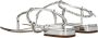 Miu Grijze Leren Flip-Flop Sandalen - Thumbnail 2