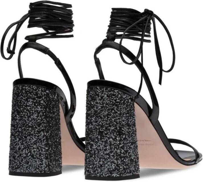 Miu High Heel Sandals Zwart Dames