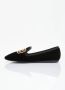 Miu Zwarte Velvet Ballerina Schoenen Black Dames - Thumbnail 7