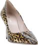Miu Luipaardprint Puntige Slip-On Pumps Multicolor Dames - Thumbnail 2