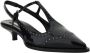 Miu Patentleren Kitten Heel Slingback Pumps Black Dames - Thumbnail 3