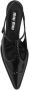 Miu Patentleren Kitten Heel Slingback Pumps Black Dames - Thumbnail 5