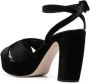 Miu Plateau Sandalen Gekruiste Bandjes Gespsluiting Black Dames - Thumbnail 7