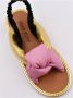 Miu Platte sandalen Yellow Dames - Thumbnail 4