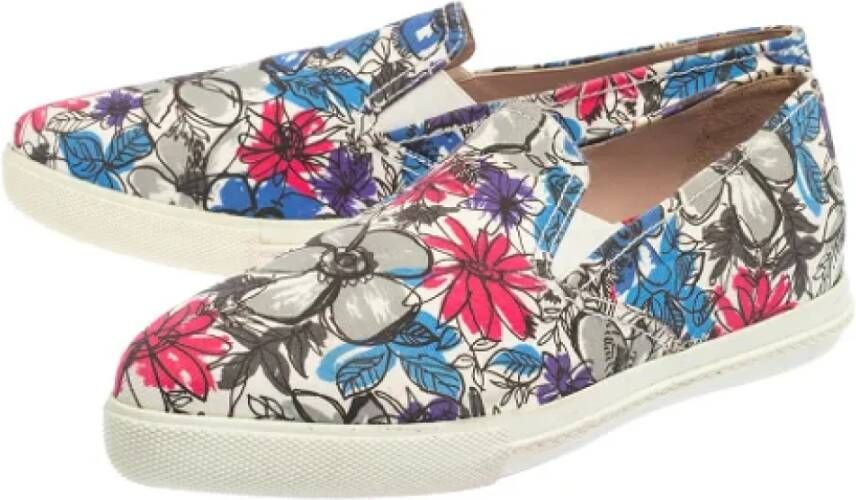 Miu Pre-owned Canvas flats Multicolor Dames