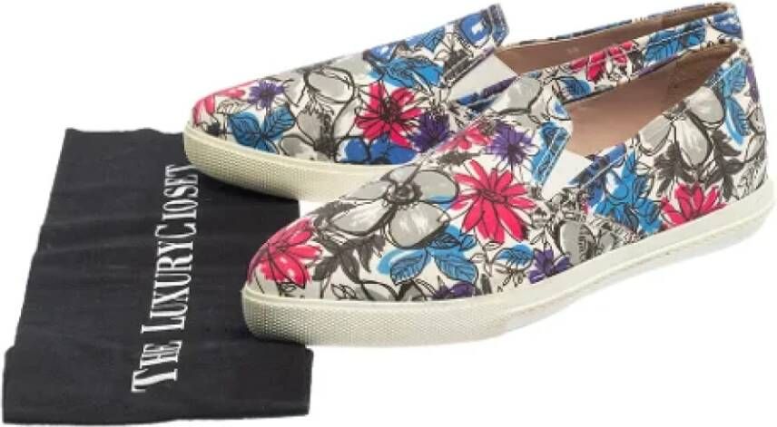 Miu Pre-owned Canvas flats Multicolor Dames