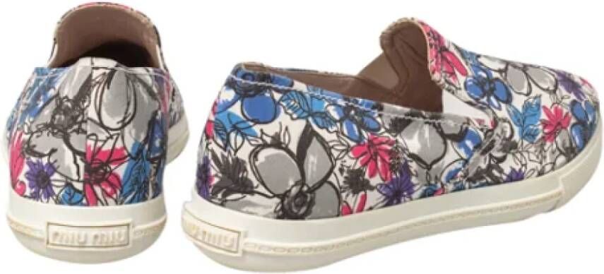 Miu Pre-owned Canvas sneakers Multicolor Dames