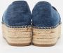 Miu Pre-owned Denim espadrilles Blue Dames - Thumbnail 5
