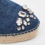 Miu Pre-owned Denim espadrilles Blue Dames - Thumbnail 7