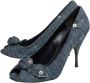 Miu Pre-owned Denim heels Blue Dames - Thumbnail 3
