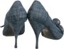 Miu Pre-owned Denim heels Blue Dames - Thumbnail 4