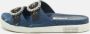 Miu Pre-owned Denim sandals Blue Dames - Thumbnail 2