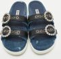 Miu Pre-owned Denim sandals Blue Dames - Thumbnail 3