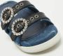 Miu Pre-owned Denim sandals Blue Dames - Thumbnail 7