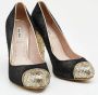 Miu Pre-owned Fabric heels Black Dames - Thumbnail 4