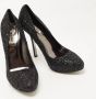 Miu Pre-owned Fabric heels Black Dames - Thumbnail 4
