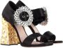 Miu Pre-owned Fabric heels Black Dames - Thumbnail 3