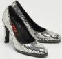 Miu Pre-owned Fabric heels Gray Dames - Thumbnail 4