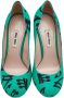 Miu Pre-owned Fabric heels Green Dames - Thumbnail 2
