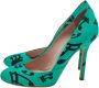 Miu Pre-owned Fabric heels Green Dames - Thumbnail 3